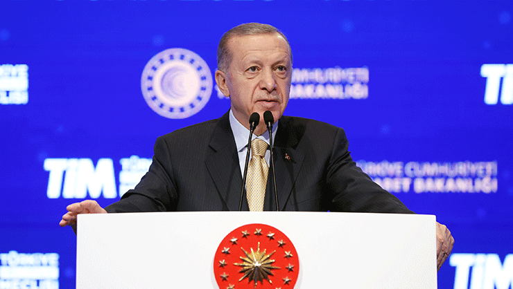 2022'de rekor ihracat! Cumhurbaşkanı Erdoğan: İhracat yüzde 12,9 arttı