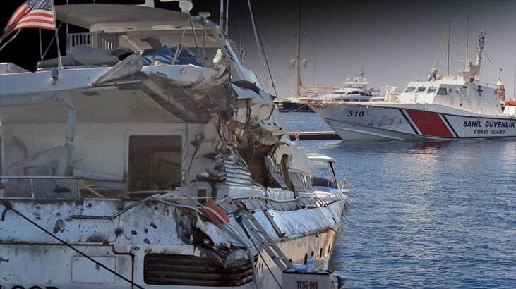 Bodrum'da kaçmaya çalışan lüks yat, ateş açılarak durduruldu