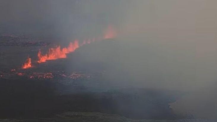 İzlanda'da volkanik hareketlilik! Magma yeryüzüne çıktı