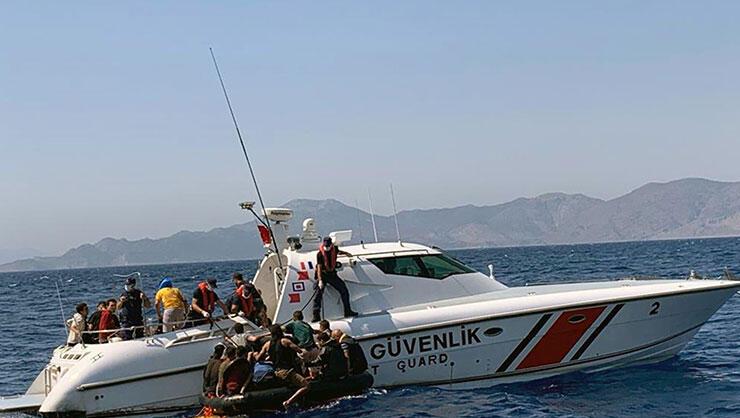 Muğla kıyılarında 108 göçmen kurtarıldı