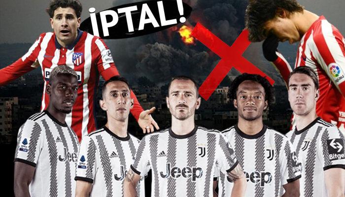 Son dakika spor haberi: Futbola askeri müdahale engeli! Atletico Madrid Juventus maçı iptal oldu