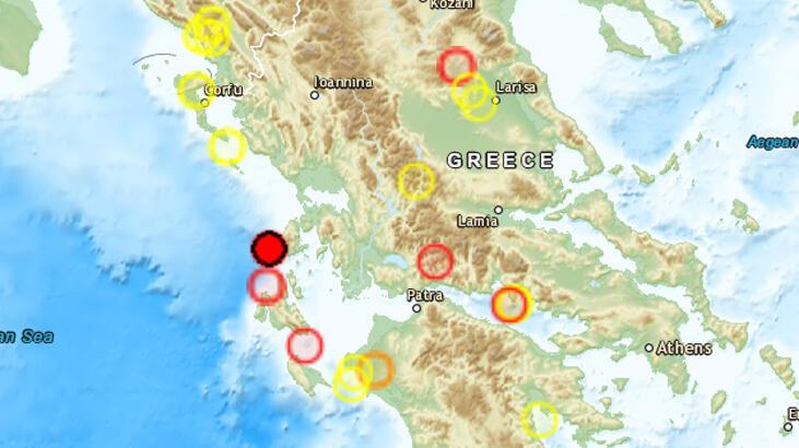 Yunanistan'da 4.6 büyüklüğünde deprem